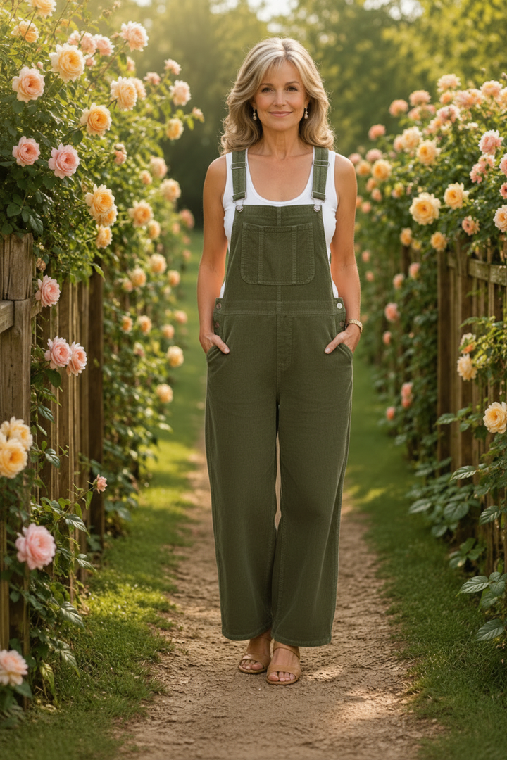 Olive green jumpsuit