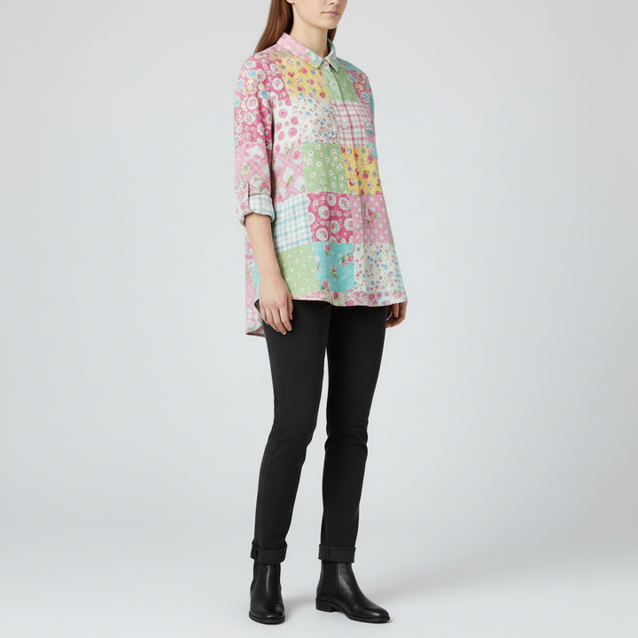 Celeste Patchwork Floral Shirt