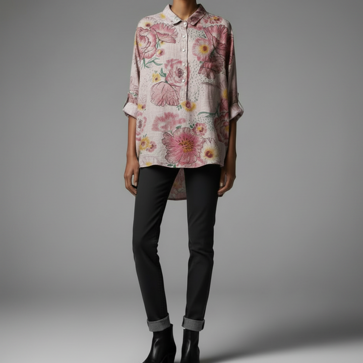 Celeste Patchwork Floral Shirt