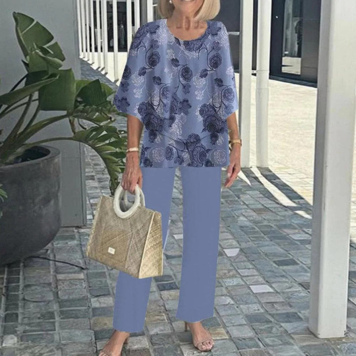 Sara - Chiffon Two-Piece Suit