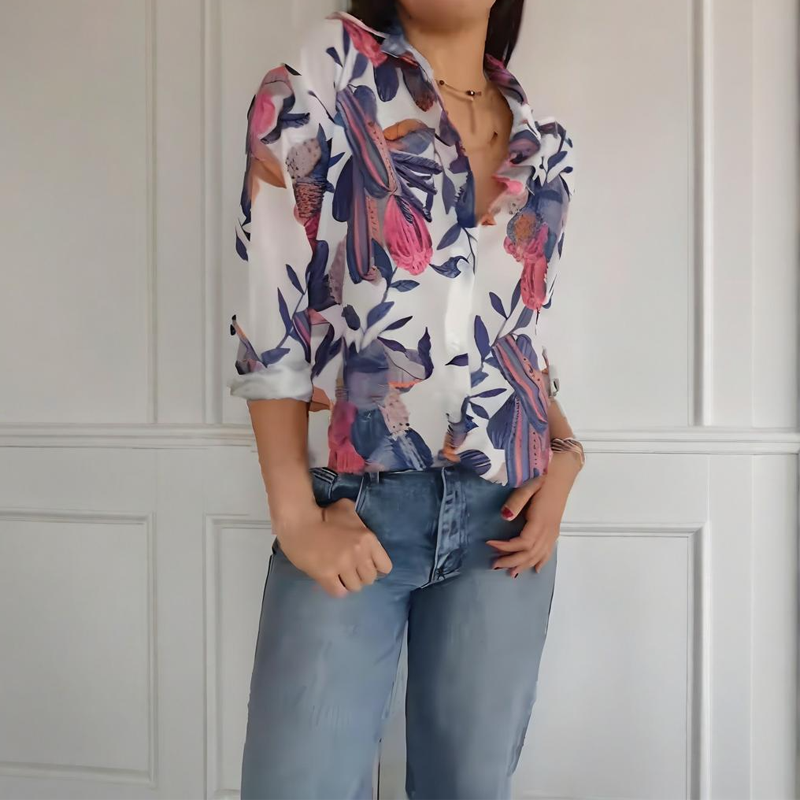 Mila – Floral Print Blouse