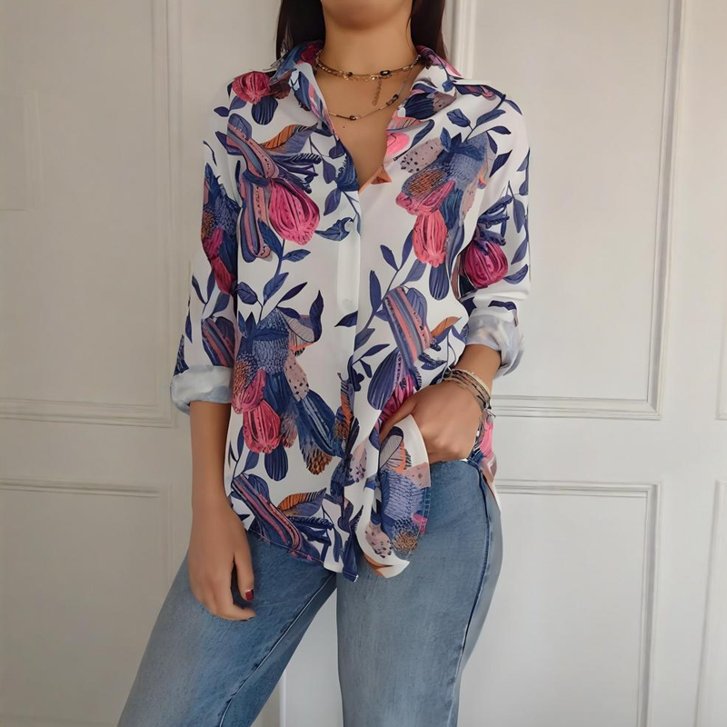 Mila – Floral Print Blouse