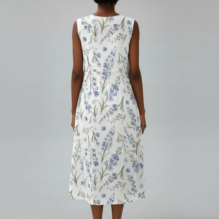 Mila Floral Print Midi Dress