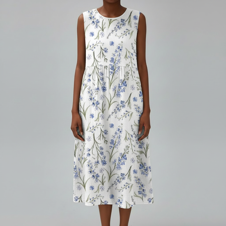 Mila Floral Print Midi Dress